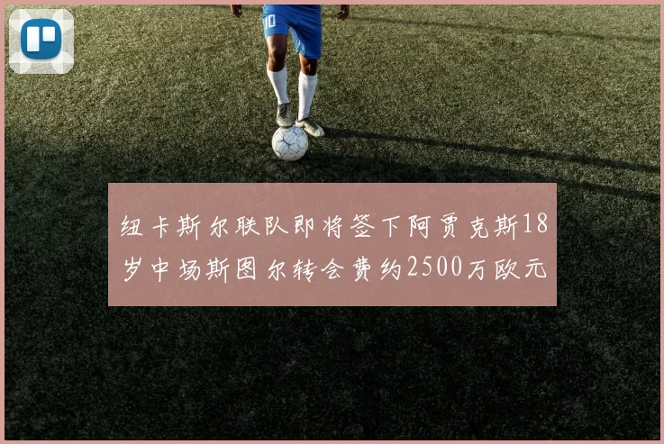 纽卡斯尔联队即将签下阿贾克斯18岁中场斯图尔转会费约2500万欧元